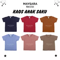 Kaos Anak Laki-Laki Perempuan Safa Kids Pocket Tee 1-4 Tahun Lapak 1