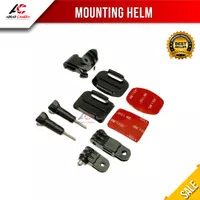 Mounting Helm khusus samping side mount helmet Gopro Yi Can Bpro Brica