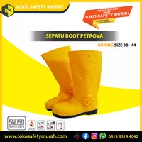 Sepatu Safety Boot / Petrova Ultimate Safety Boots Steel Toe PVC