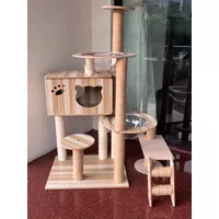 Atk Unik Mainan Kucing Cat Tree Garukan Kucing Rumah Kucing Cat Condo