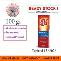 Mentholatum Deep Heat Rub 140gr Salep Nyeri Sendi ORI Australia