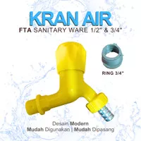 KRAN AIR PLASTIK 1/2 INCH FTA BAHAN PVC KERAN AIR TAMAN MODEL MAHKOTA TAMAN KRAN AIR 1/2 INCH 3/4 INCH