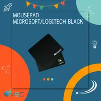 Mousepad MICROSOFT or LOGITECH (Smooth Mouse Pad - Black)