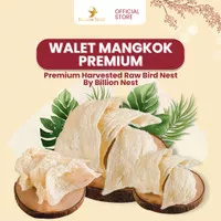 Sarang Burung Walet (Bird Nest) Mentah Mangkok - Putih