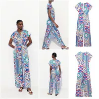 JUMPSUIT RETRO WANITA BIRU MODEL PATCH KAKI PANJANG ELEGAN PREMIUM/JUMPSUIT SUMMER WANITA GAYA FORMAL PREMIUM