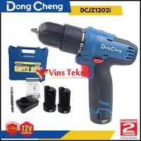  DongCheng dcjz 1202i impact drill 12V Bor Baterai Cordless Dongcheng