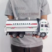 Diecast Truk Tanki Alloy - Mainan Miniatur Truck Tangki Mobil Anak