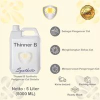 Thinner B 5 Liter/ Thinner B 5 Liter/ Tiner B 5 Liter/ Tiner B 5 Liter/ Tener B 5 Liter/ Tener B 5 Liter/ Pengencer Cat 5 Liter