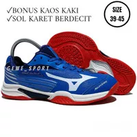 sepatu badminton mizuno wave claw 2 super premium - sepatu mizuno badminton sky blaster - sepatu bulutangkis impor