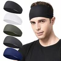 Bandana kepala Headband elastis kain Ikat Kepala Olahraga Bando Sport