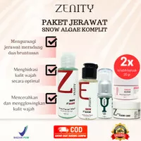 PAKET JERAWAT HIDRASI VAR SNOW ALGAE MORNING CREAM + CACNE SERUM