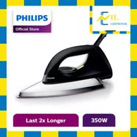 Setrika Philips Hitam HD 1173/80 Dry Iron HD1173/80 HD 1173 HD1173