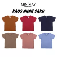 Kaos Anak Laki-Laki Perempuan Safa Kids Pocket Tee 1-4 Tahun