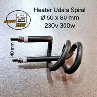 ELEMENT HEATER INKUBATOR BAYI MODEL SPIRAL 8 mm 6 x 12 cm ) 220V-300W