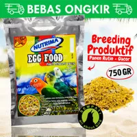 EGG FOOD NUTRIMA PAKAN BURUNG KENARI LOVEBIRD DLL