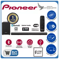 PIONEER SOUNDBAR SBX 101 SBX-101 SBX101 LOW WATT WIRELESS PIONEER SOUNDBAR HOME THEATER