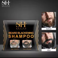 Sevich Cat Pewarna Jenggot Kumis / Beard Blackening Shampoo /Penghitam