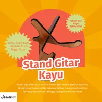 Stand Gitar Kayu Silang X Lantai Portable Guitar SG-135