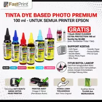 Tinta Dye Based Photo Premium Epson - Black - 100 ML