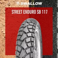 BAN LUAR SWALLOW PAKET 70/90-17 DAN 80/90-17 STREET ENDURO TUBELESS