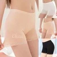 Celana Short Pants Legging Wanita Celana Strit Pendek Renda/Dalaman Wanita