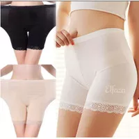 Celana Short Legging Wanita Celana Strit Pendek Renda/Dalaman Wanita