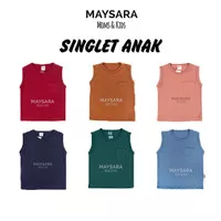 Kaos Anak Laki-Laki Perempuan Safa Kids Singlet Tanpa Lengan 1-4 Tahun