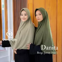 Jilbab Instan Panjang Jersey | Danita Bergo Jumbo Syar'i