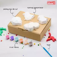 Mainan Edukasi Anak DIY Painting Gypsum Kit Mewarnai Patung Lukis Gyps