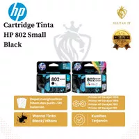 Cartridge Tinta HP 802 Small Black - Tri Color Original