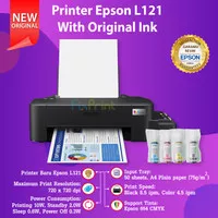 PRINTER EPSON L120 Hitam Print Warna Infus Modif Ink tank Pabrik RESMI