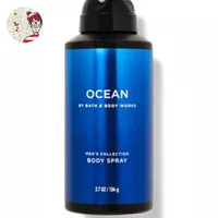 BBW Mens Body Spray OCEAN Bath Works EDT Cologne Parfum Cowok Pria