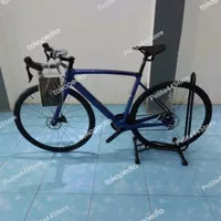 SEPEDA BALAP STRATTOS S7 DISC LIGHT BLUE SIZE M SIAP PAKAI