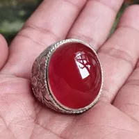 cincin batu akik red raflesia Muratara fanta natural