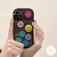 MissConnie Casing Untuk IPhone 11 13 14 15 12 11 Pro Max 7P 7Plus XR X 8Plus XS MAX 7 8 Plus Kartun Toy Story Lotso Alien Kuromi Gadis Keren Lucu Kelinci Beruang Bintang Fantasi Awan Bunga Flip Make Up Cermin Kasus