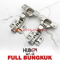 Engsel Sendok HUBEN MT-L4-16 Full Bungkuk Bengkok Tekuk Engsel Lemari