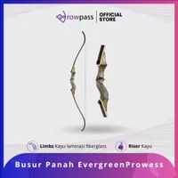 Busur Panah Kayu Tradisional Dewasa Hunting Fishing Recurve Bow