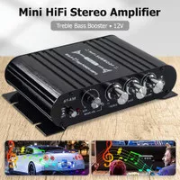 Power Amplifier Mini Ampli Speaker Aktif Mobil Stereo Booster Hi-Fi