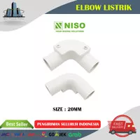 ELBOW PIPA LISTRIK 20MM / KNEE ELBOW LISTRIK 20MM