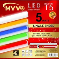 Lampu Led TL T5 Single ended 5 Watt 30cm Myvo