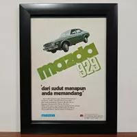 Hiasan Dinding Iklan MAZDA 929 Pajangan Poster Mobil Jadul Tua Vintage