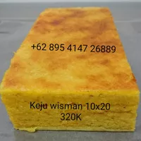 Kue lapis keju bahan wisman full uk 20cm (loyang bulat), 20x20(persegi