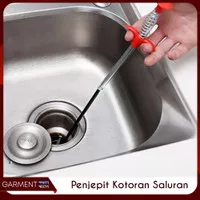 Kawat Fleksibel Pembersih Saluran Air Wastafel Kloset Selokan Capit