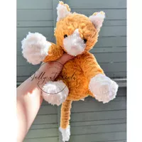 Jellycat Fuddlewuddle Ginger Cat Kitty Medium Boneka Kucing Valentine