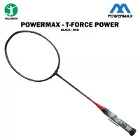 Raket Badminton Power Max T-Force Power - Black Red