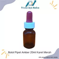 BOTOL PIPET 20ML KACA / BOTOL KACA 20ML TUTUP PIPET DROP