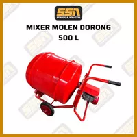 Mixer Molen Dorong/Mesin Pengaduk Semen 500 L