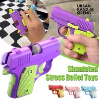 Pistol & Pisau Plastik Fidget Mainan Printing 3D Penghilang stress