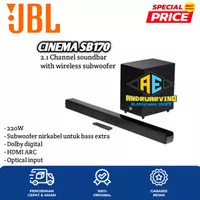 JBL SOUNDBAR CINEMA SB170 2.1CH SOUNDBAR WITH WIRELESS SUBWOOFER