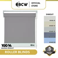 Roller Blind Indoor Dimout 100% - Tirai Gulung Gorden Custom - BCW